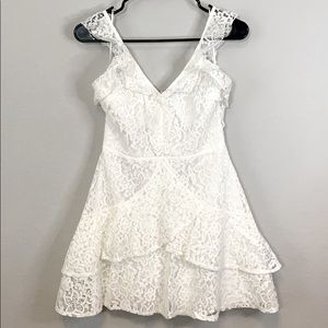 White lacy dress